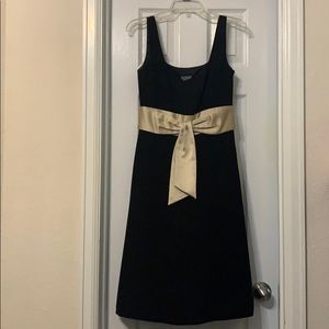 Ann Taylor Black Cocktail Dress with Bow